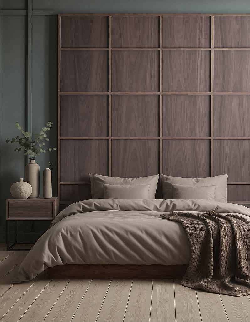King Wood veneer in a finished interior